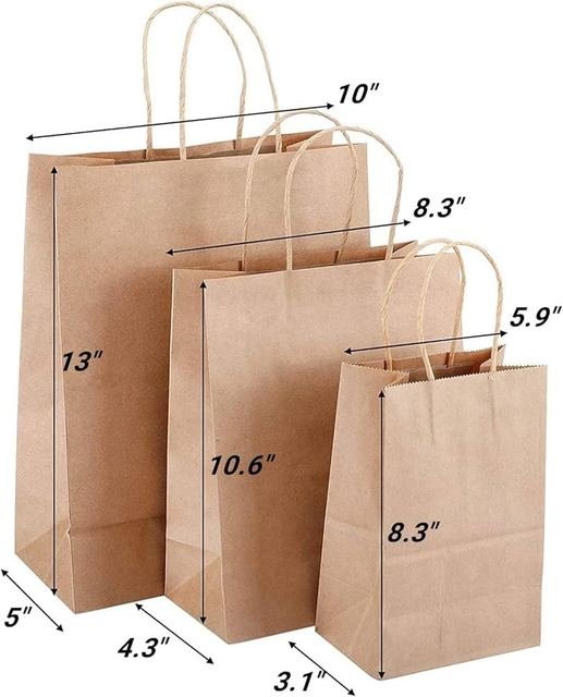Brown Kraft Paper Bags made by Chanda Printers