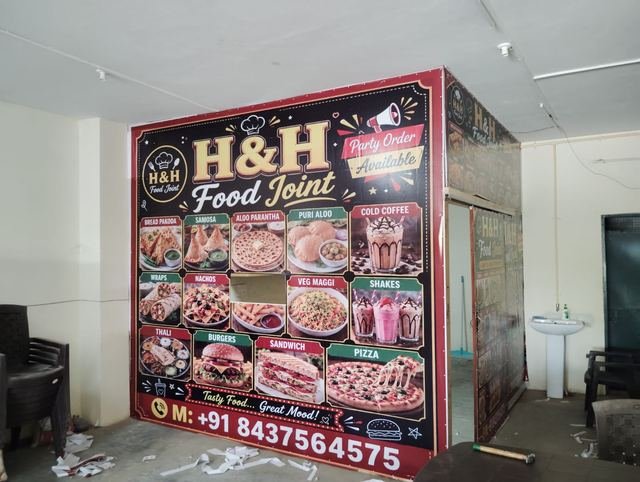 Flex Wall Pasting made by Chanda Printers