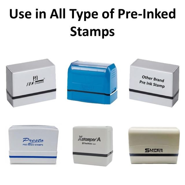 Pre-inked / Self-ink Stamps made by Chanda Printers