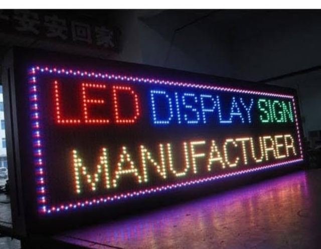 Running LED Display Board made by Chanda Printers